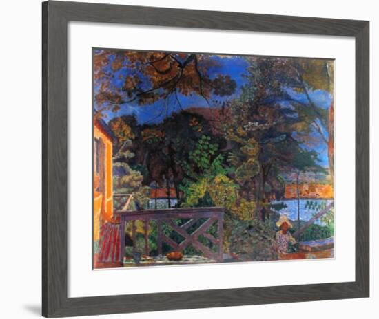 La Terasse, 1928-Pierre Bonnard-Framed Art Print