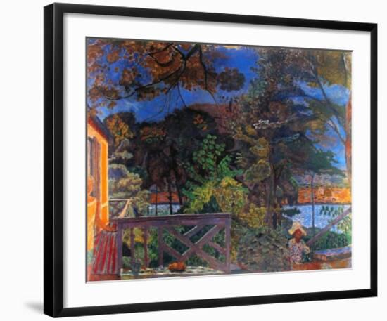 La Terasse, 1928-Pierre Bonnard-Framed Art Print