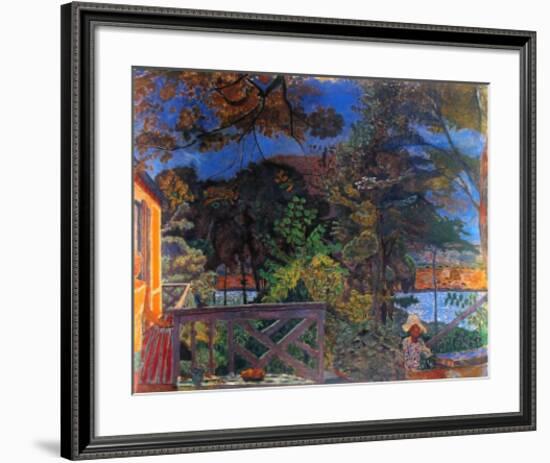 La Terasse, 1928-Pierre Bonnard-Framed Art Print