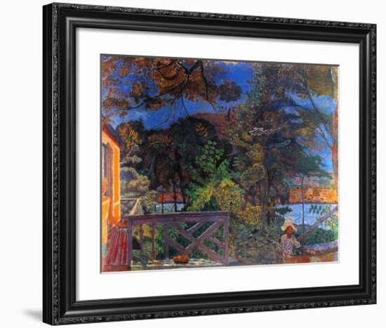 La Terasse, 1928-Pierre Bonnard-Framed Art Print