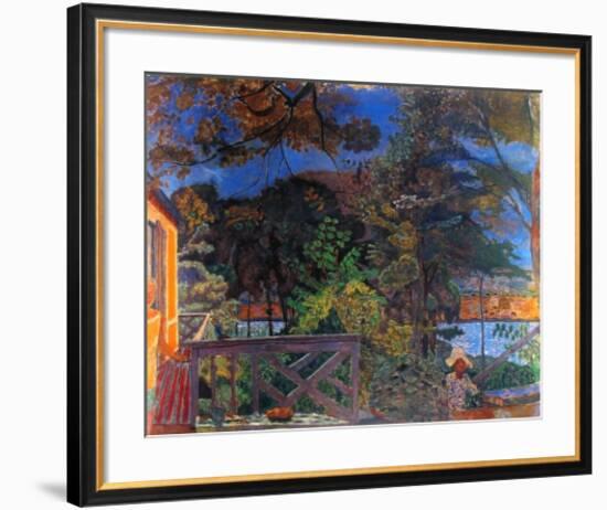 La Terasse, 1928-Pierre Bonnard-Framed Art Print