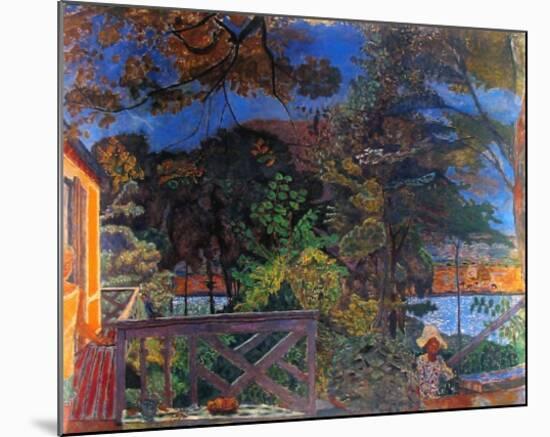 La Terasse, 1928-Pierre Bonnard-Mounted Art Print