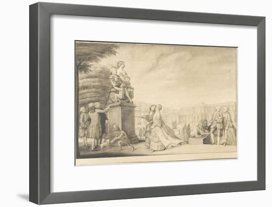 La terrasse du château de Chantilly-Jacques Rigaud-Framed Giclee Print