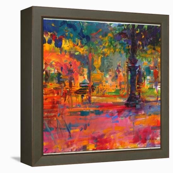 La Terrasse Du Jardin-Peter Graham-Framed Premier Image Canvas