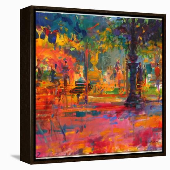 La Terrasse Du Jardin-Peter Graham-Framed Premier Image Canvas