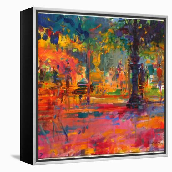 La Terrasse Du Jardin-Peter Graham-Framed Premier Image Canvas