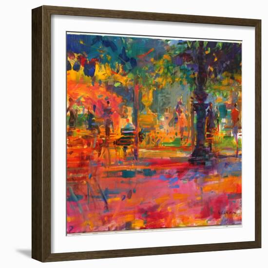 La Terrasse Du Jardin-Peter Graham-Framed Giclee Print