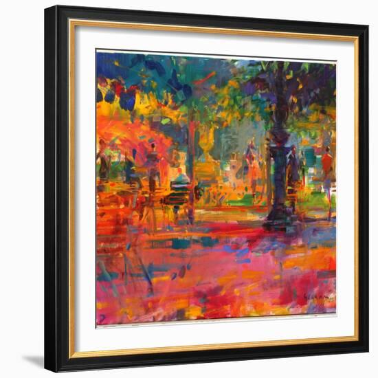 La Terrasse Du Jardin-Peter Graham-Framed Giclee Print