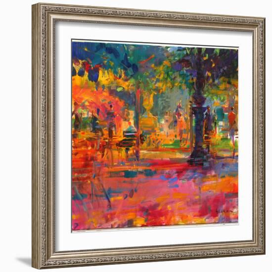 La Terrasse Du Jardin-Peter Graham-Framed Giclee Print