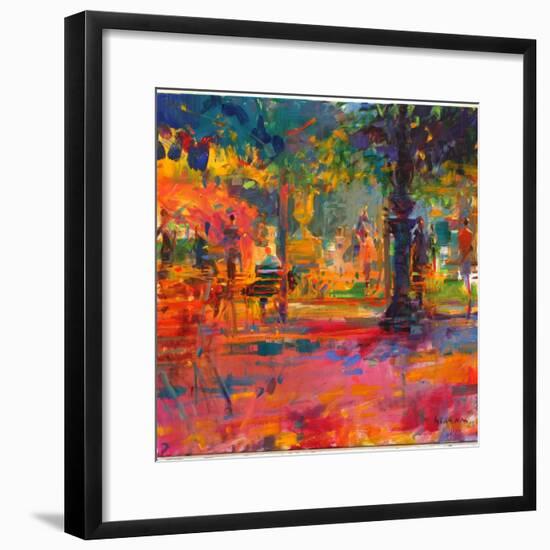 La Terrasse Du Jardin-Peter Graham-Framed Giclee Print