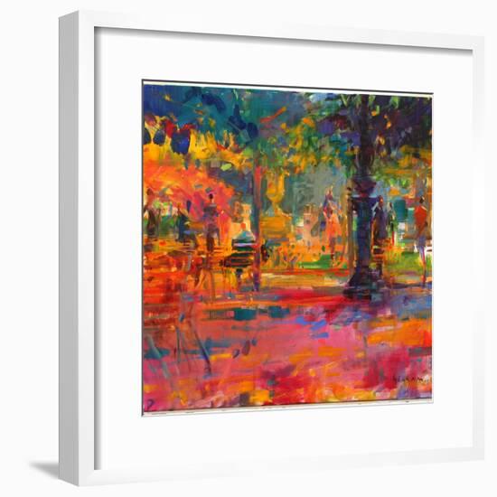 La Terrasse Du Jardin-Peter Graham-Framed Giclee Print