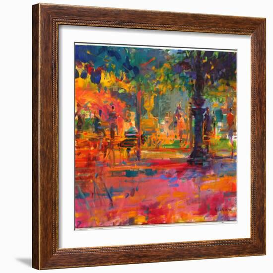 La Terrasse Du Jardin-Peter Graham-Framed Giclee Print