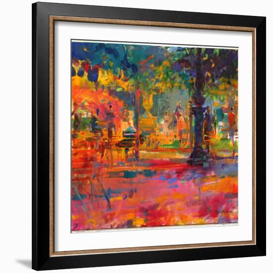 La Terrasse Du Jardin-Peter Graham-Framed Giclee Print