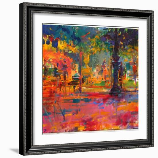 La Terrasse Du Jardin-Peter Graham-Framed Giclee Print