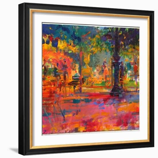 La Terrasse Du Jardin-Peter Graham-Framed Giclee Print