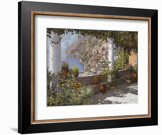 la Terrazza a Positano-Guido Borelli-Framed Giclee Print