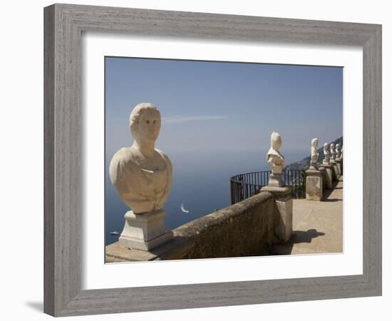 La Terrazza Dell'Infinito, Villa Cimbrone, Ravello, Costiera Amalfitana-Oliviero Olivieri-Framed Photographic Print