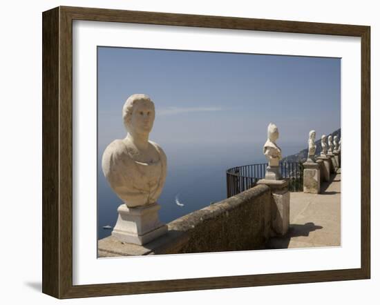 La Terrazza Dell'Infinito, Villa Cimbrone, Ravello, Costiera Amalfitana-Oliviero Olivieri-Framed Photographic Print