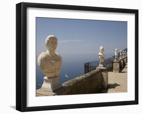 La Terrazza Dell'Infinito, Villa Cimbrone, Ravello, Costiera Amalfitana-Oliviero Olivieri-Framed Photographic Print