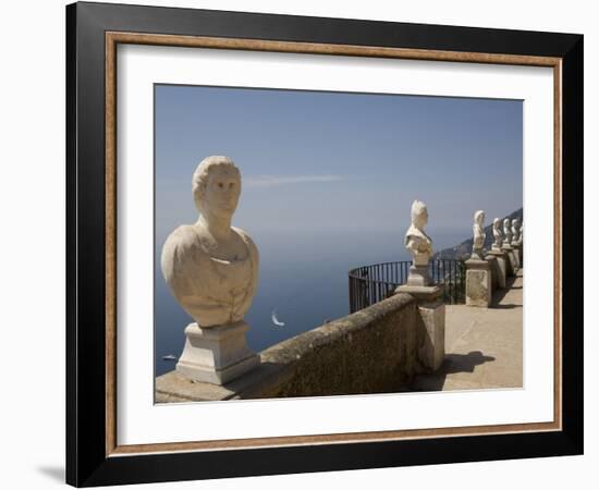 La Terrazza Dell'Infinito, Villa Cimbrone, Ravello, Costiera Amalfitana-Oliviero Olivieri-Framed Photographic Print