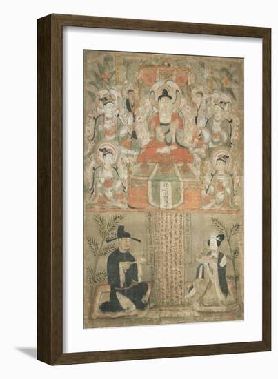 La Terre Pure de bouddha Maitreya-null-Framed Giclee Print