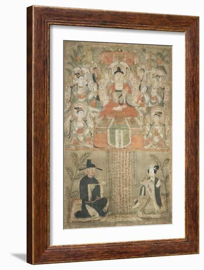 La Terre Pure de bouddha Maitreya-null-Framed Giclee Print