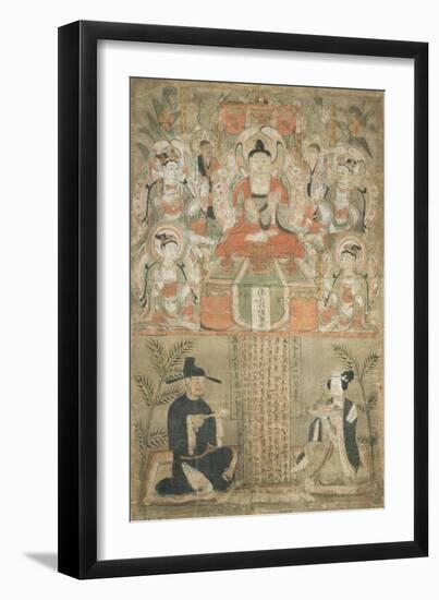 La Terre Pure de bouddha Maitreya-null-Framed Giclee Print