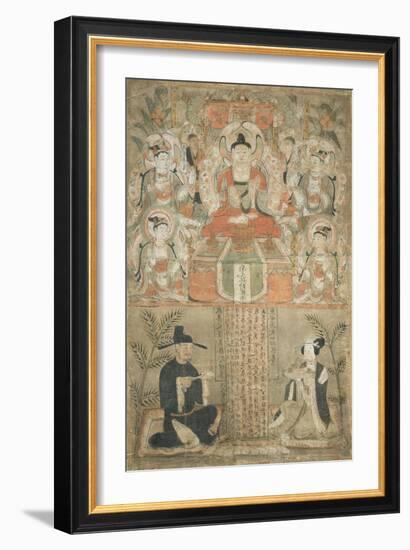 La Terre Pure de bouddha Maitreya-null-Framed Giclee Print