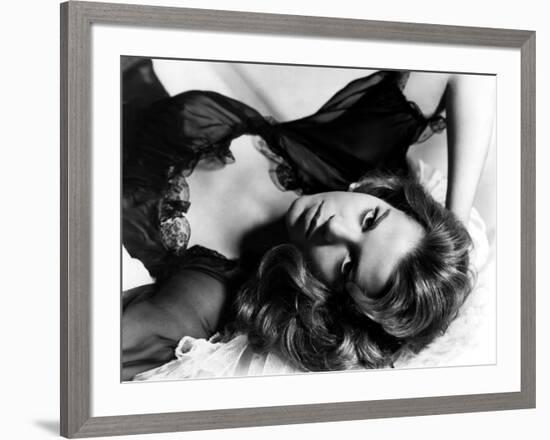 La Tete a l'envers TALL STORY by JoshuaLogan with Jane Fonda, 1960 (b/w photo)-null-Framed Photo