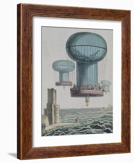 La thilorière ou descente en Angleterre. 13 prairial An XI.-null-Framed Giclee Print