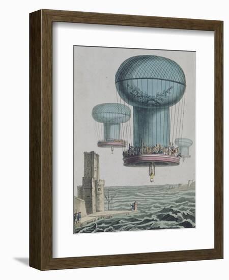 La thilorière ou descente en Angleterre. 13 prairial An XI.-null-Framed Giclee Print