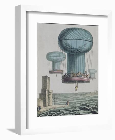 La thilorière ou descente en Angleterre. 13 prairial An XI.-null-Framed Giclee Print