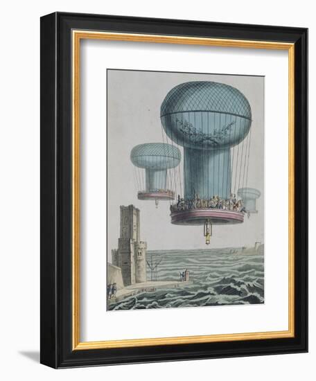 La thilorière ou descente en Angleterre. 13 prairial An XI.-null-Framed Giclee Print