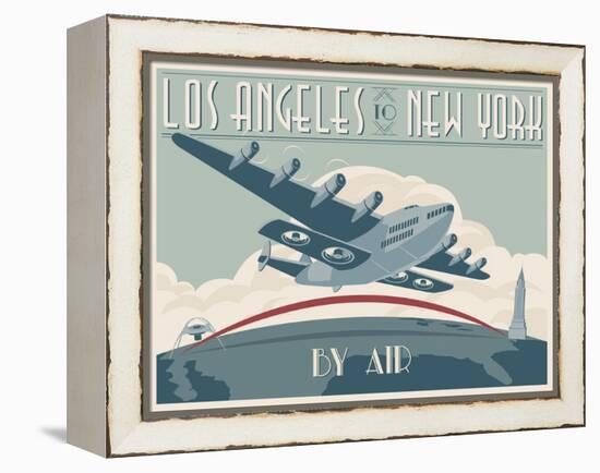 La To Ny Zazzle2-Steve Thomas-Framed Premier Image Canvas