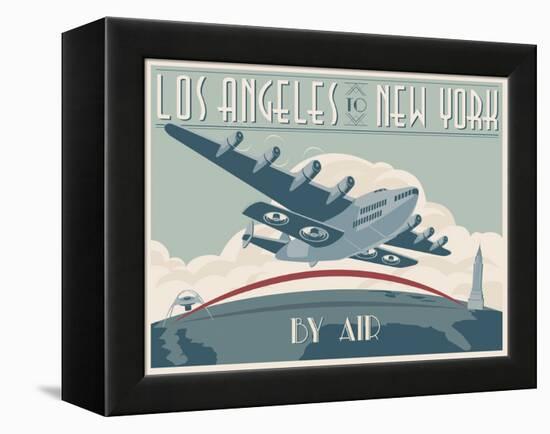 La To Ny Zazzle2-Steve Thomas-Framed Premier Image Canvas