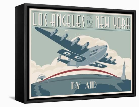 La To Ny Zazzle2-Steve Thomas-Framed Premier Image Canvas