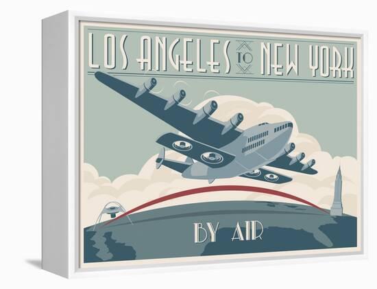 La To Ny Zazzle2-Steve Thomas-Framed Premier Image Canvas