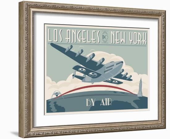 La To Ny Zazzle2-Steve Thomas-Framed Giclee Print