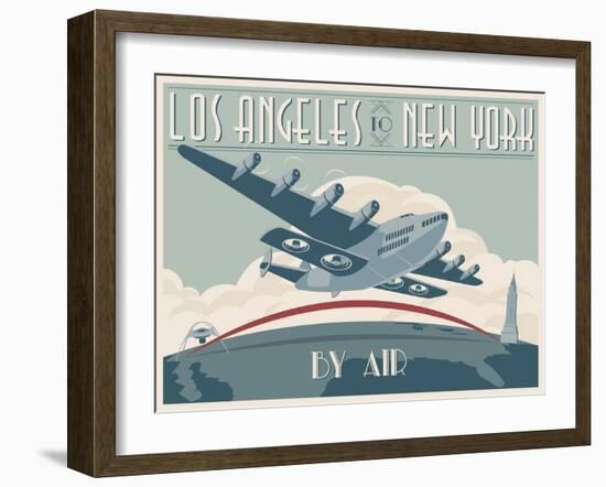 La To Ny Zazzle2-Steve Thomas-Framed Giclee Print