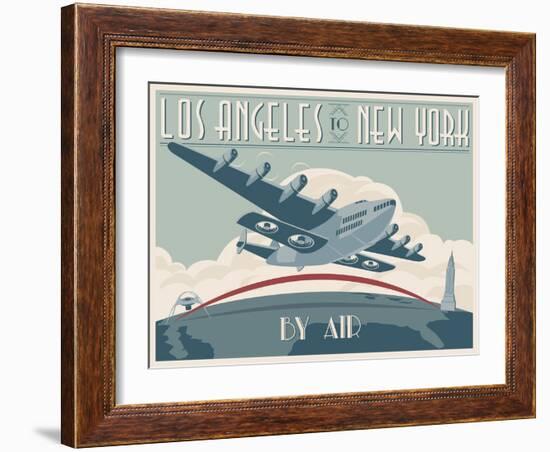 La To Ny Zazzle2-Steve Thomas-Framed Giclee Print