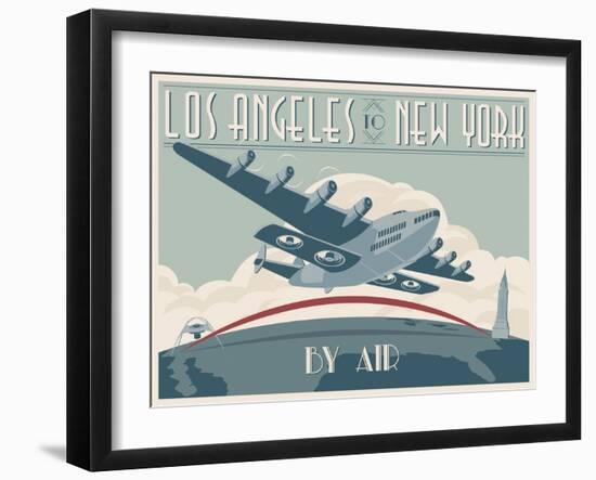 La To Ny Zazzle2-Steve Thomas-Framed Giclee Print