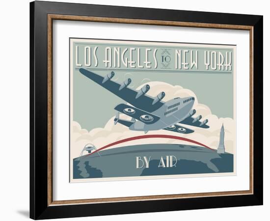 La To Ny Zazzle2-Steve Thomas-Framed Giclee Print