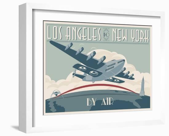 La To Ny Zazzle2-Steve Thomas-Framed Giclee Print