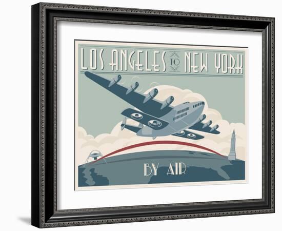 La To Ny Zazzle2-Steve Thomas-Framed Giclee Print