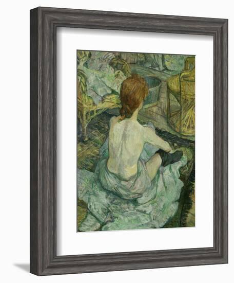 La Toilette, 1896-Henri de Toulouse-Lautrec-Framed Giclee Print