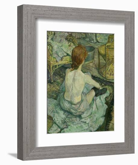 La Toilette, 1896-Henri de Toulouse-Lautrec-Framed Giclee Print