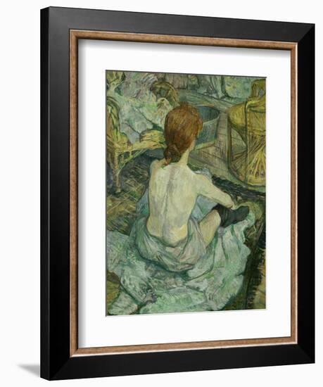 La Toilette, 1896-Henri de Toulouse-Lautrec-Framed Giclee Print