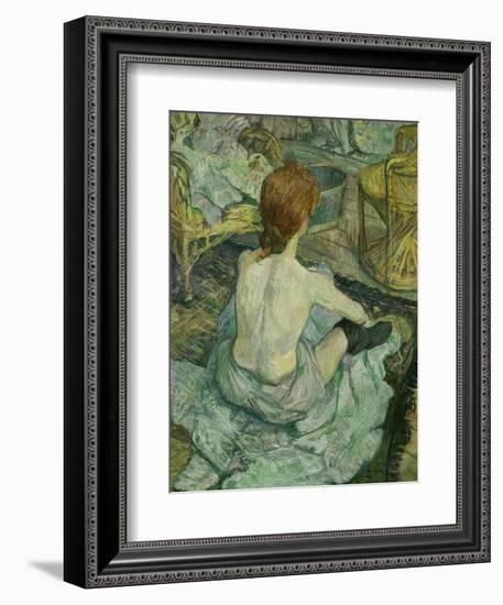 La Toilette, 1896-Henri de Toulouse-Lautrec-Framed Giclee Print