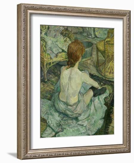 La Toilette, 1896-Henri de Toulouse-Lautrec-Framed Giclee Print