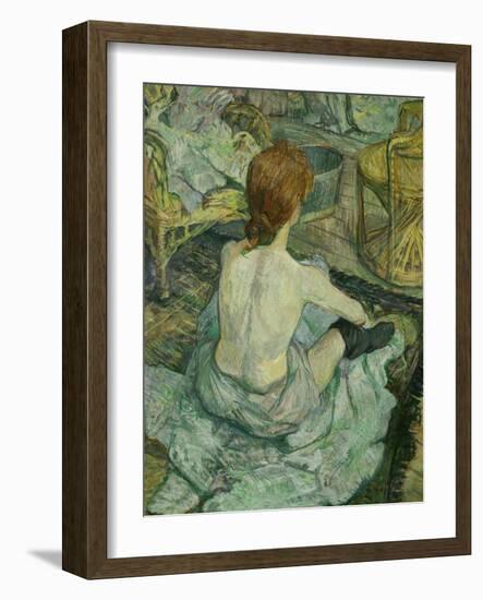 La Toilette, 1896-Henri de Toulouse-Lautrec-Framed Giclee Print